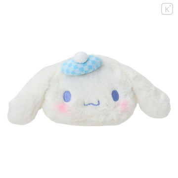 Sanrio Original Face-shaped Pouch - Cinnamoroll : Japanese Pastel