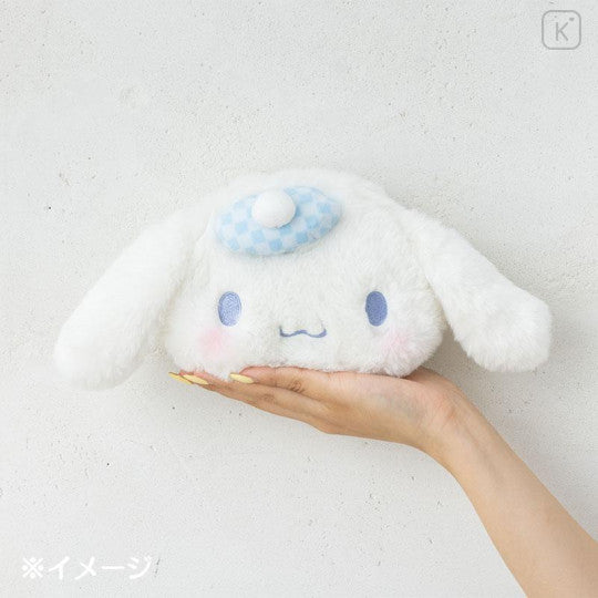 Sanrio Original Face-shaped Pouch - Cinnamoroll : Japanese Pastel