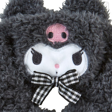 Japan Sanrio Original Face-shaped Scrunchie - Kuromi