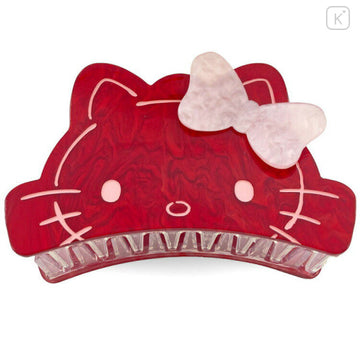Sanrio Pearl Acrylic Hair Claw Clip - Hello Kitty : Ribbon