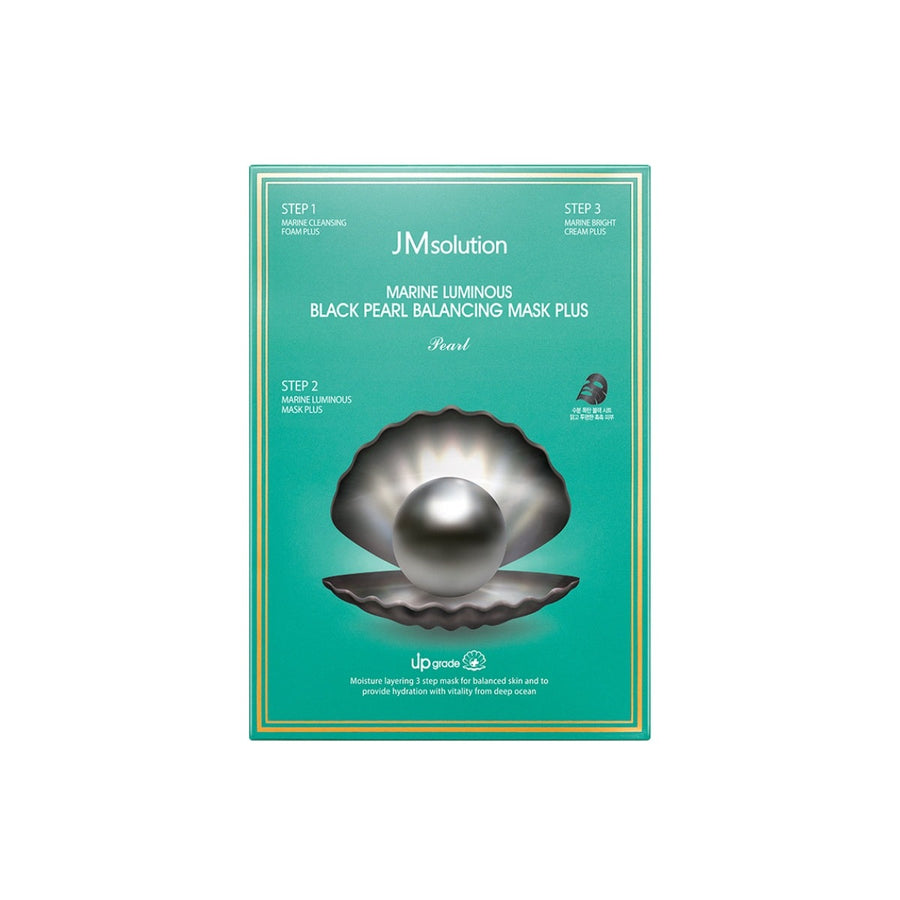 JM Solution Marine Luminous Black Pearl Balancing Mask 10Pcs