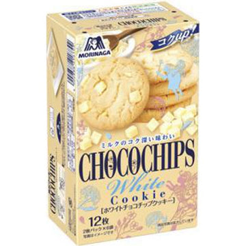 Morinaga White Chocolate Chip Cookies 12 pieces