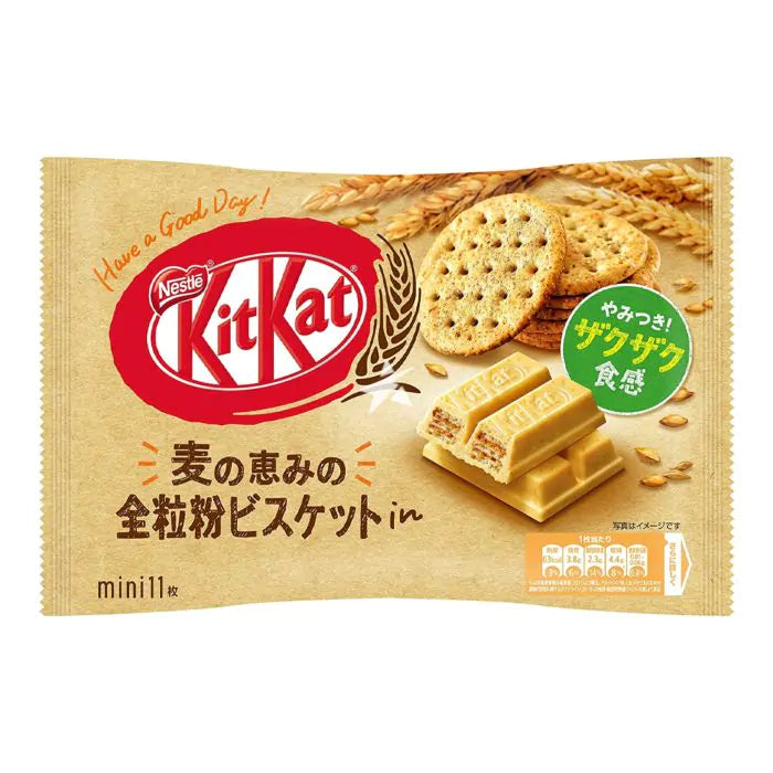 KITKAT MINI CHOCOLATE WAFER WHOLE WHEAT BISCUITS