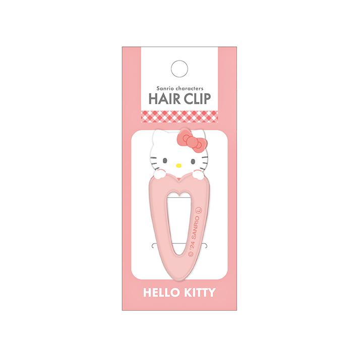 Sanrio Face-shaped Hair Clip Set - Hello Kitty