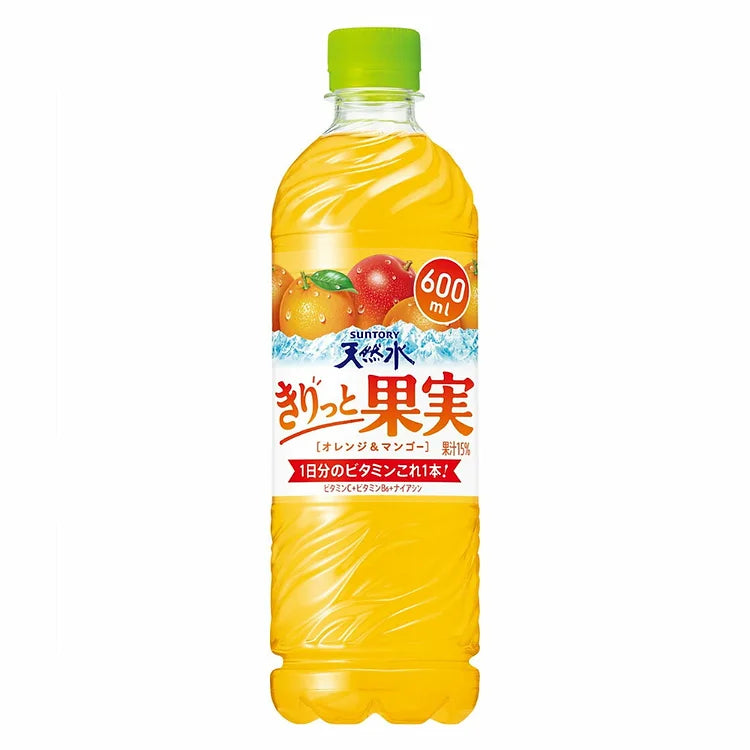 Suntory Natural Water Orange & Mango 600ml