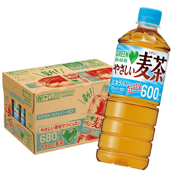 Suntory GREEN DA/KA/RA Yasashii Barley Tea 680ml