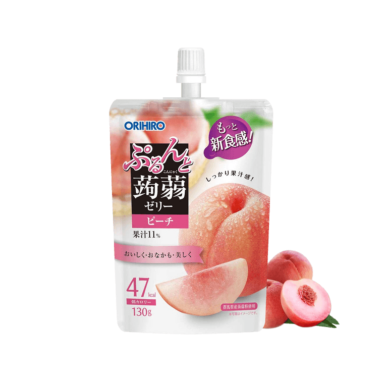 ORIHIRO Konjac Jelly Peach Flavor 130g