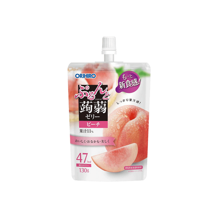 ORIHIRO Konjac Jelly Peach Flavor 130g