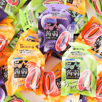 ORIHIRO Konjac Jelly Fruit Snacks - Kyoho Grape, Muscat Grape & Mango, 24 Pieces