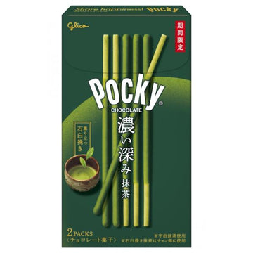 格力高 百奇Pocky浓厚抹茶味巧克力棒