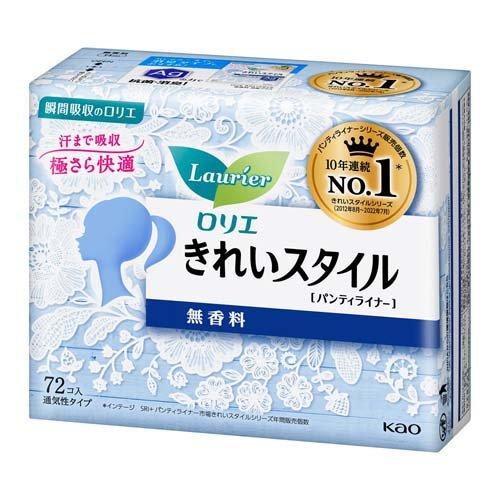 KAO Laurier Kirei Style Unscented 72 pieces