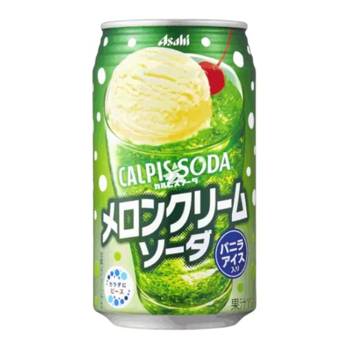 ASAHI Calpis Melon Cream Soda 350ml – HIFUMI