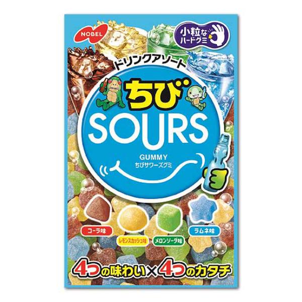 Nobel - Chibi Sours Gummy Assorted Soda Flavour