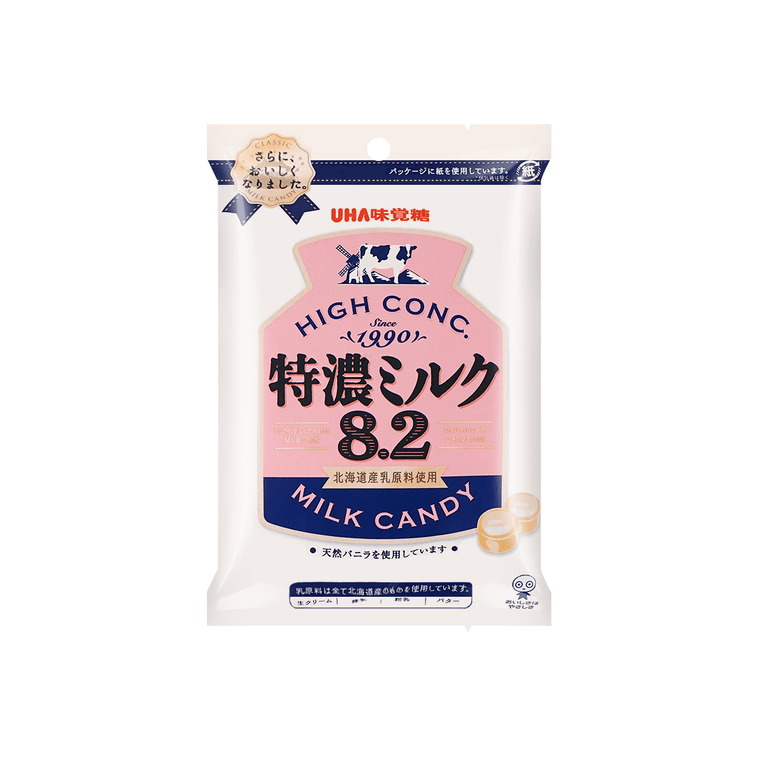 UHA Tokuno Milk 8.2 Milk from Hokkaido