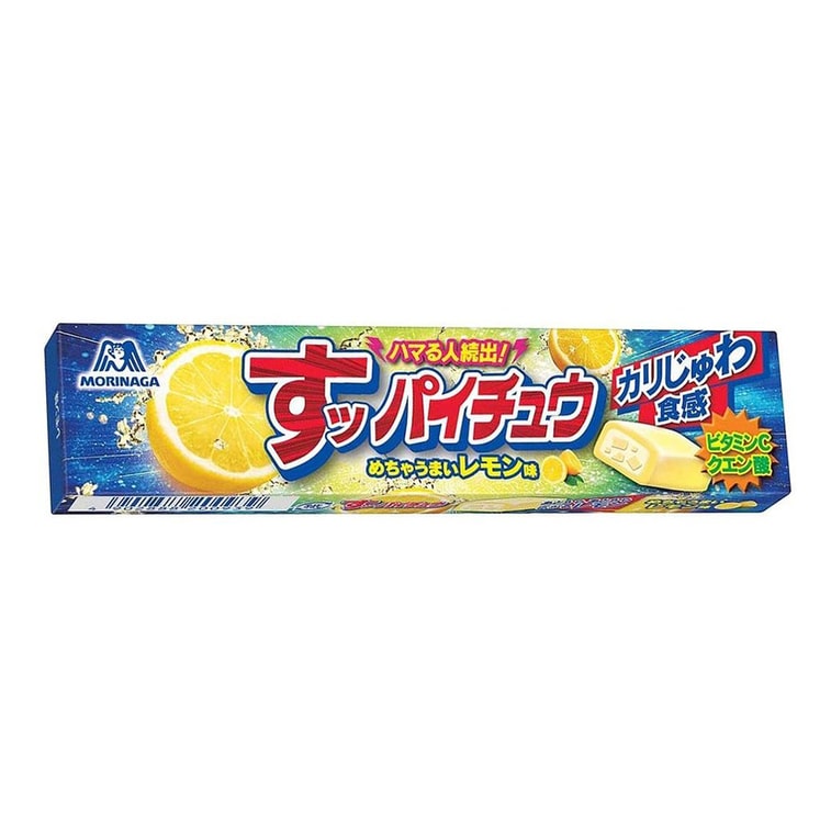 MORINAGA HI-CHEW Soft Chewy Fruit Candy Lemon Flavor 12tablet