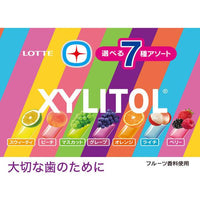 LOTTE - XYLITOL Gum ASSORTED SEVEN FRUIT Bottle (143g)