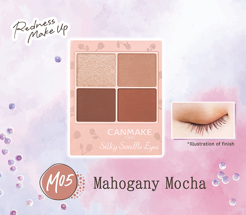 CANMAKE Silky Souffle Eyes (Matte Type) M05 Mahogany Mocha