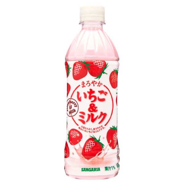 三佳利醇香草莓牛奶饮品 500ml