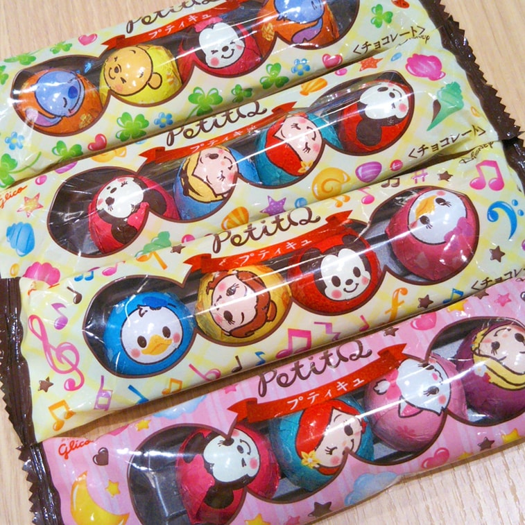 格力高PetitQ - 可爱迪士尼巧克力 4 颗装
